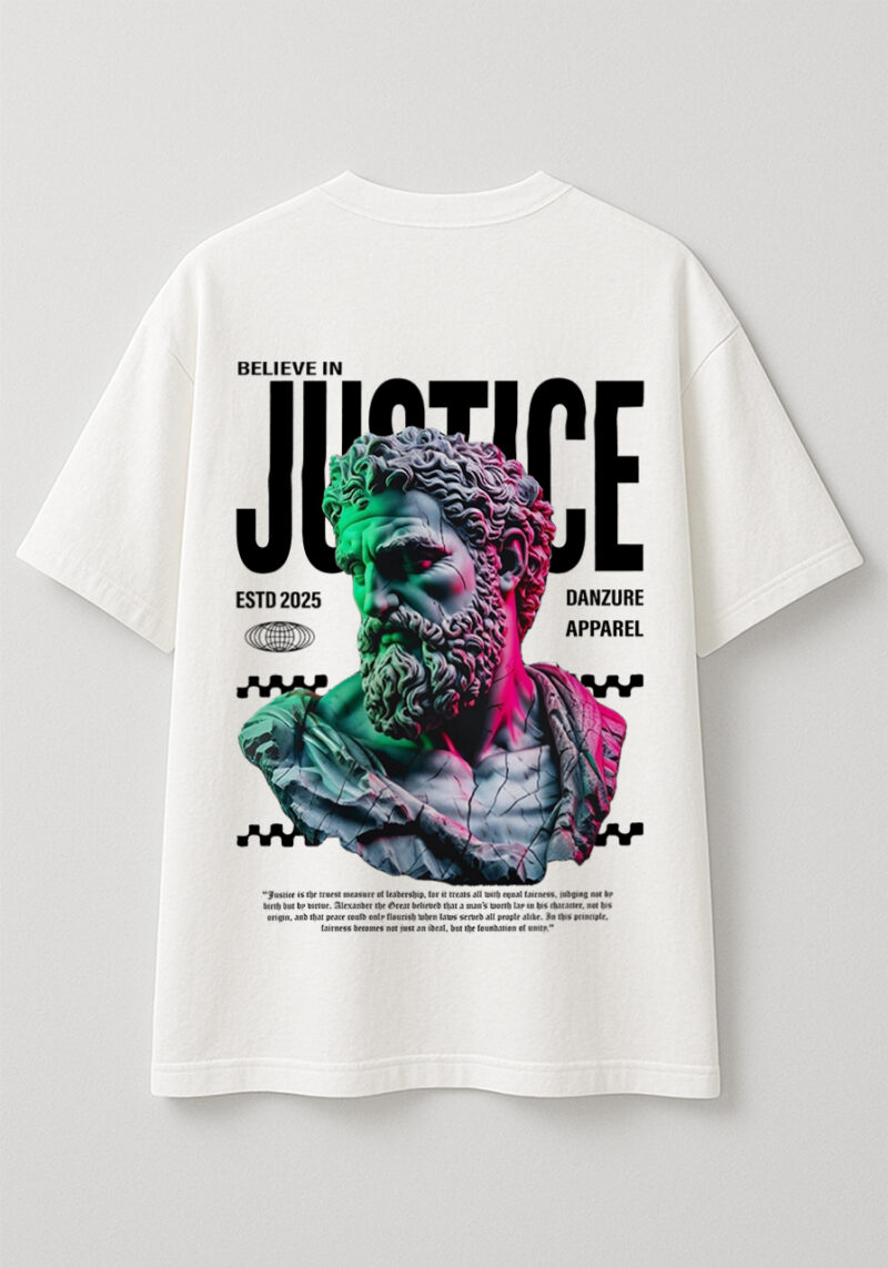 Justice - Drop Shoulder T-Shirt - Image 3